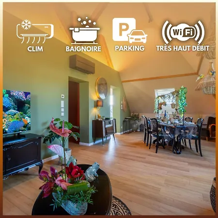 Apartamento Vignes & Tropiques - Terrasse - Wifi - Clim - Parking